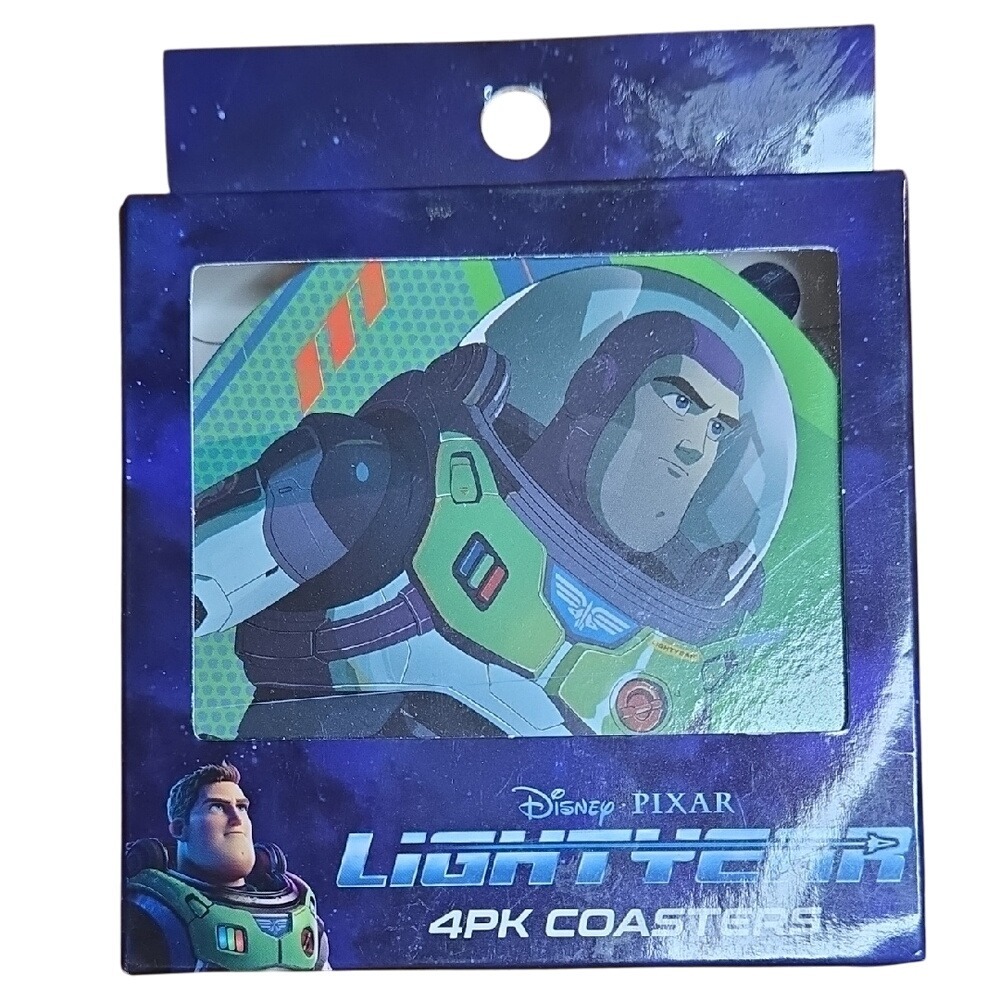 Disney Pixar Buzz Lightyear Coasters - 4‎ Pack